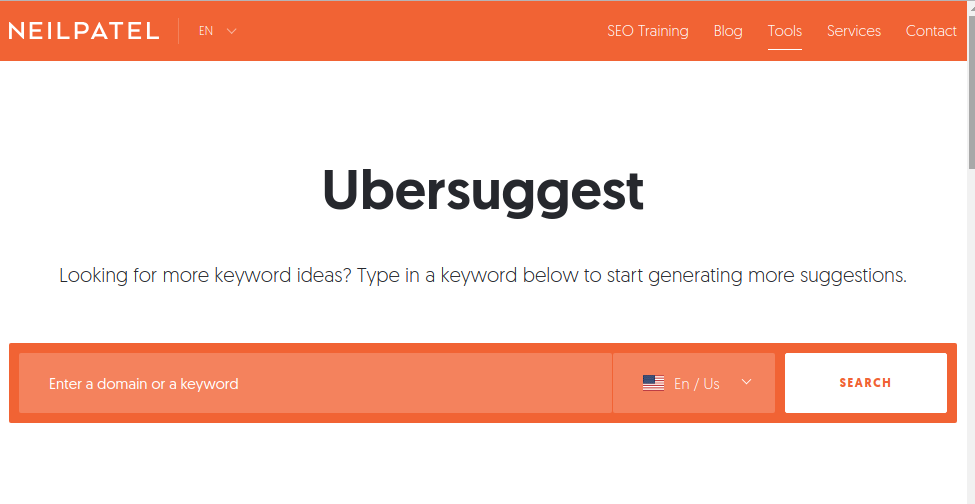 Ubersuggest